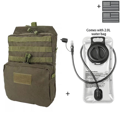 Outdoor Hunting Water Bag Set 2L Large Capacity Drinking Water Bag Portable Water Storage Bag for Hiking and Cycling