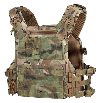 Tactical K19 Vest Full-Size Tactical Plate Carrier Hunting Shooting Protective Vest Adjustable Waist Size Molle System for Mag
