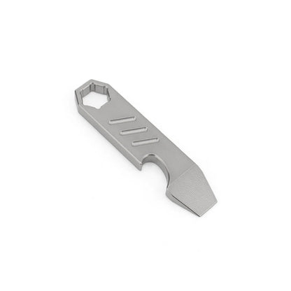 Titanium Mini Bottle Opener Multi-Tool Titanium Alloy Outdoor EDC Key Chain Accessories