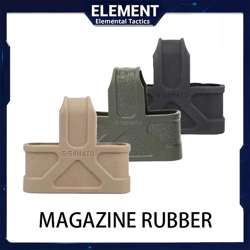 Element 5.56 Fast Magazine Rubber Holster Mag Pull Assist Cage Loops NATO Skull M4 M16 AR15 Paintball Airsoft Gun Accessories