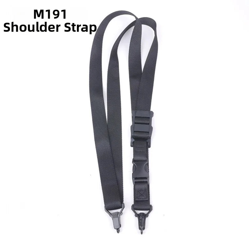 Adjustable Nylon 191 Tactical Sling Quick Release Metal Clip Gun Strap For Outdoor Hunting Shooting CS Game Tactical Carry Gear