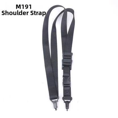 Adjustable Nylon 191 Tactical Sling Quick Release Metal Clip Gun Strap For Outdoor Hunting Shooting CS Game Tactical Carry Gear
