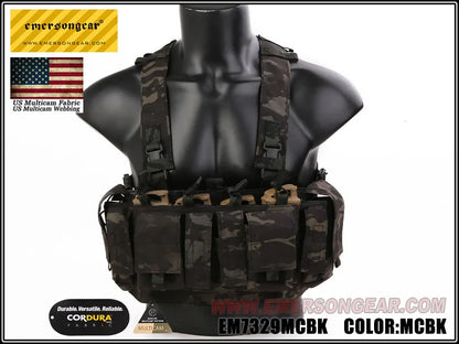 Emersongear MF Style Tactical Chest Rig UW Gen IV Hunting Vest Harness Split Front Carrier Waist Mag Bag