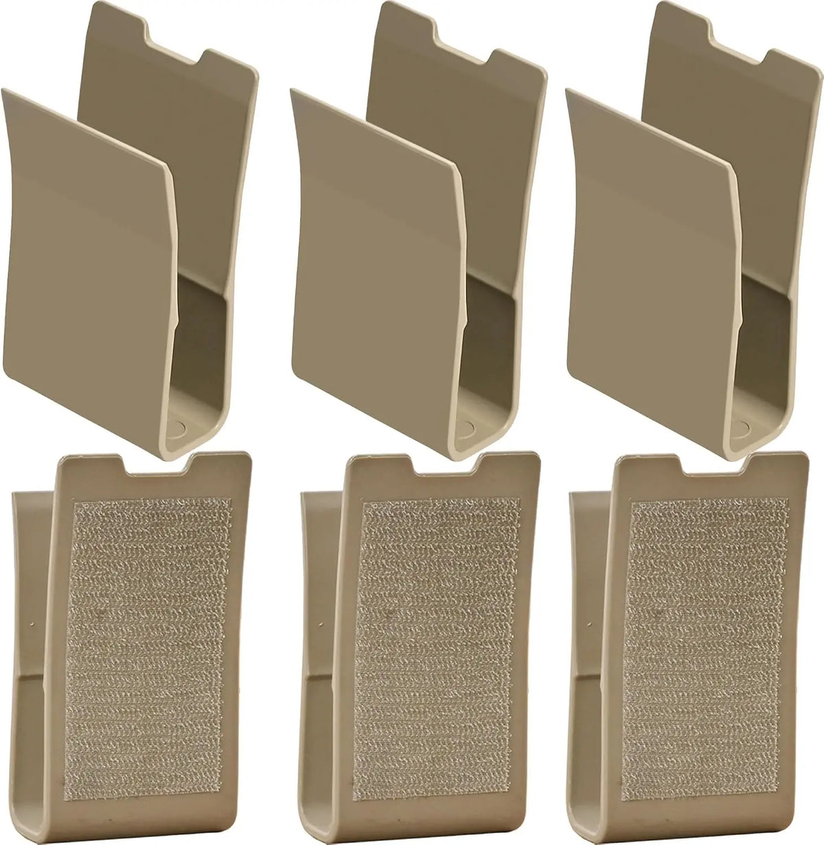 2PCS/3PCS/6PCS Tactical Kydex Magazine Pouch Inserts, Compatible with 5.56/5.45/.223/AK 7.62 Magazines