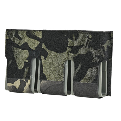 KTS Triple 556 Magazine Pouch Built-In Clips Fast Retrieving M14 M16 AR15 MAG Front Flap Rifle FCSK Plate Carrier Hunting Vest