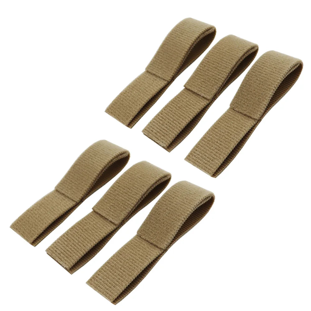 Wires Cable Management Kits Molle Storage Strap Electronic Communication Cable Hook Loop Organizer For Tactical Vest Helmet