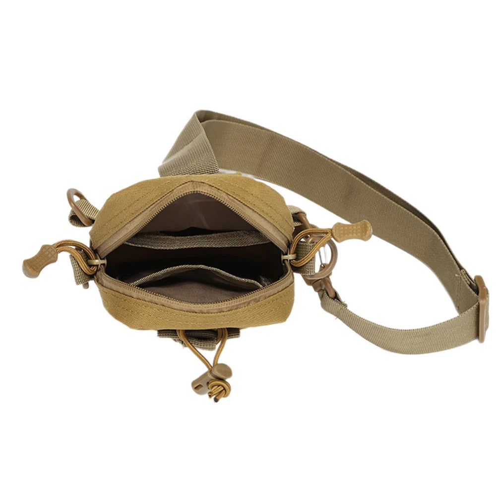 Multifunctional waist bag, shoulder bag, outdoor phone crossbody bag, chest bag, camping cycling water bottle bag