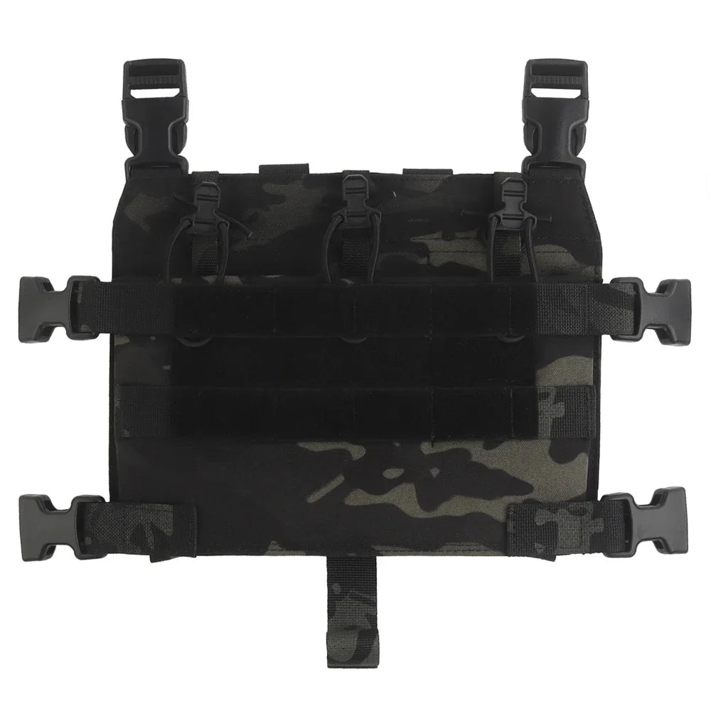 Tactical R Series Triple Mag Plate Jump Flap Pouch 5.56 Mag Holder For M4 Front Panel Plate Carrier Chest Rig Vest Outdoor