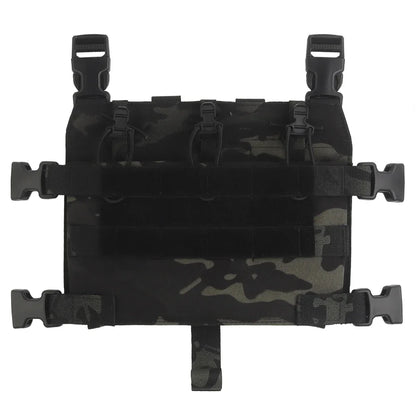 Tactical R Series Triple Mag Plate Jump Flap Pouch 5.56 Mag Holder For M4 Front Panel Plate Carrier Chest Rig Vest Outdoor