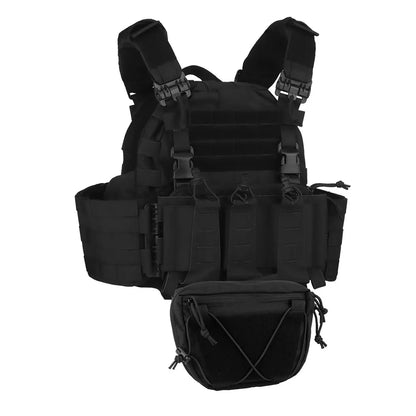 ARC Tactical Vest Plate Carrier with Quick Release Buckle 5.56  Magazine Pouch MOLLE Front Panel Militar Airsoft Hunting Vest