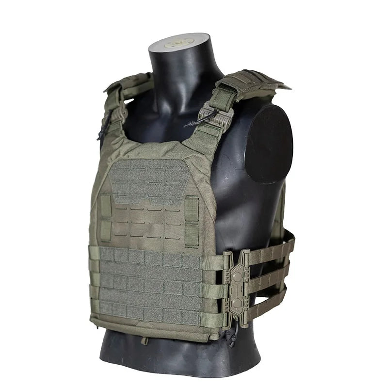 Third Generation Laser Cutting RG Color 500D Anti infrared Flame Retardant Quick Release Lightweight Vest