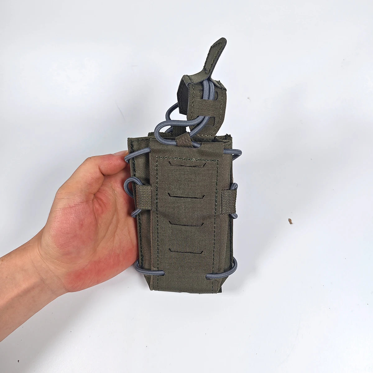 Tactical Quick-Release Vest Set Airsoft Adjustable Flame-Retardant Compact Vest with Magazine Pack Walkie-Talkie Bag for Hunting