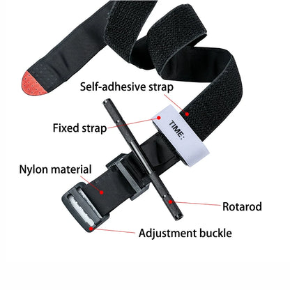 Tactical First Aid New Metal Aluminum Rod Tourniquet Survival Hemostasis Second Generation Upgrade Repeated Use Strengthen