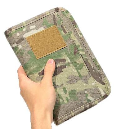 Outdoor Padfolio Ring Binder with Sheets of Loose-Leaf Paper Memorandum A4 A5 A6 Weatherproof Tactical Notebook Accessories