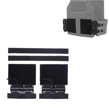 Hunting Tactical Vest Quick Release Buckle Set Molle Quick Removal Buckle With Hook and Loop Fastener For JPC CPC NCP 420 Vest