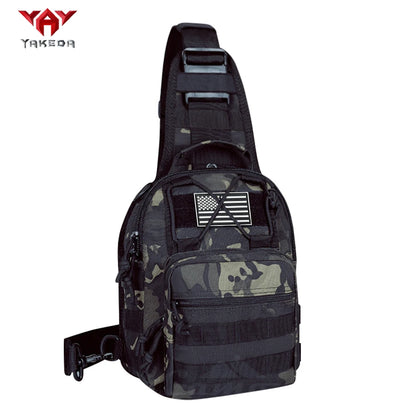 YAKEDA Multifunctional Outdoor Sling Bag, Casual Travel Chest Pack, Durable Daily Use Crossbody Bag for Men & Women
