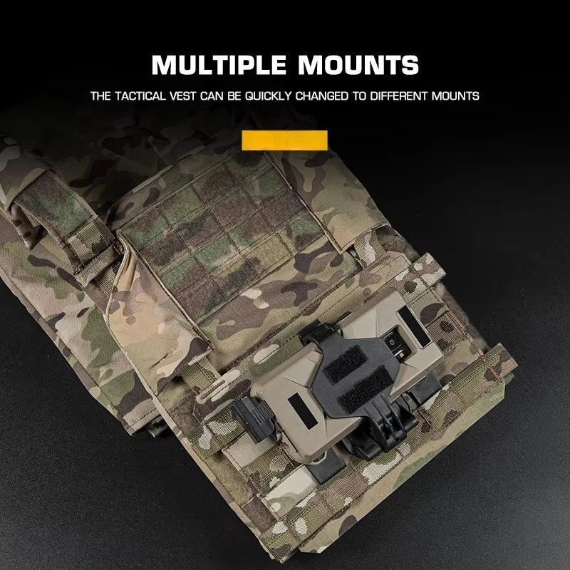 Tactical 556 762 Triple Rifle Mag Pouch Multipurpose Pistol Rifle Magazine Bag Holder for Chest Rig Plate Carrier Vest