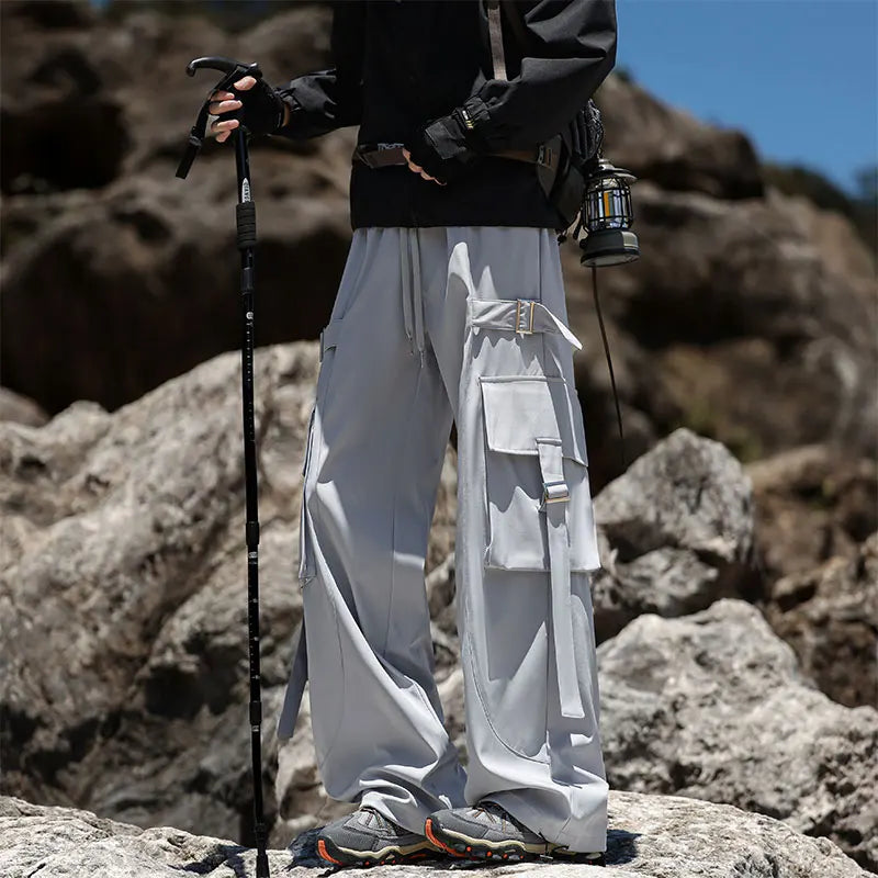 Winter Hiking Pants Men Outdoor 3 In 1 Waterproof Windproof Mountaineering Sports Trousers Warm Solid Camping Skiing Cargo Pants