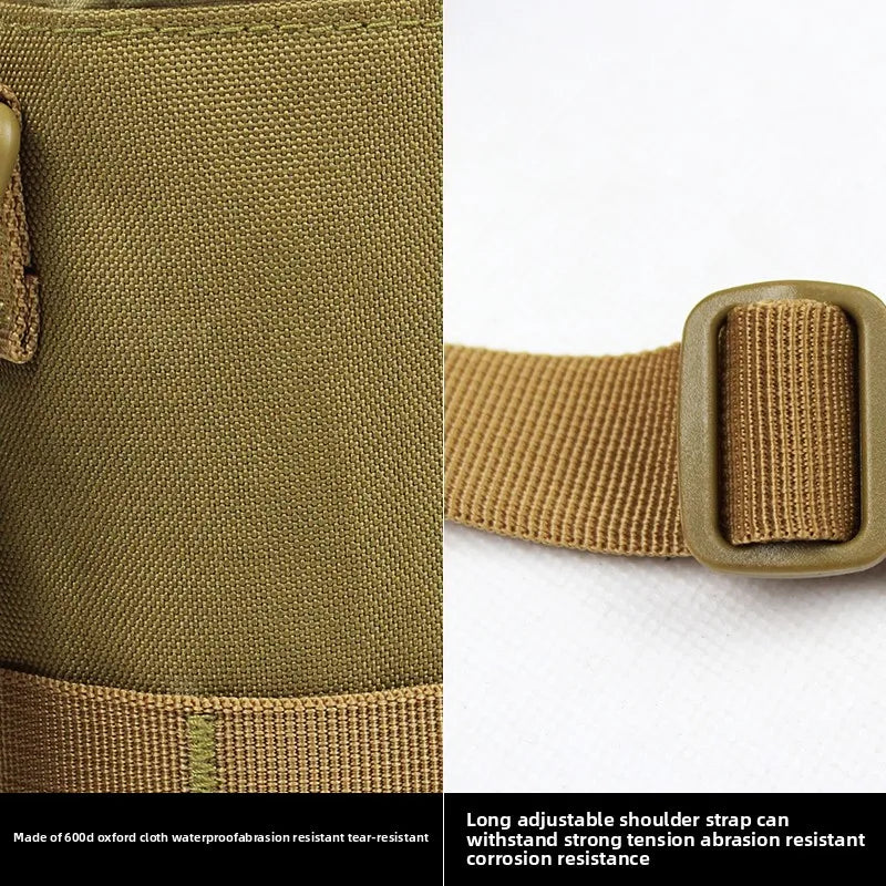 Tactical Water Bottle Holder, MOLLE Water Bottle Pouch 600D Oxford Waterproof Bottle Carrier for Outdoor Hiking Camping Cycling