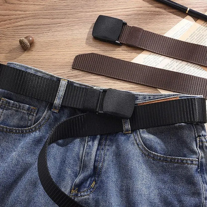 Men's Belt Outdoor Casual Canvas Belt Metal Free Training Nylon Tactical With Pants Jeans Belt Sports Belts For Men Women