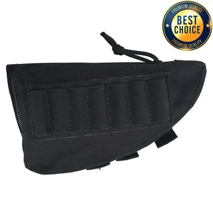 Tactical Muti-functional Hunting Zipper Rifle Buttstock Pack Bag Cheek Pad Rest Shell Mag Ammo Pouch Pocket Magazine Bandolier