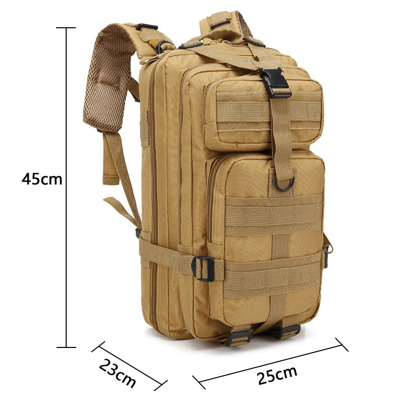 9000D Nylon Tactical Backpack Waterproof Outdoor Camping Hunting Mountaineering Hiking Sports Bag for Active Adventures