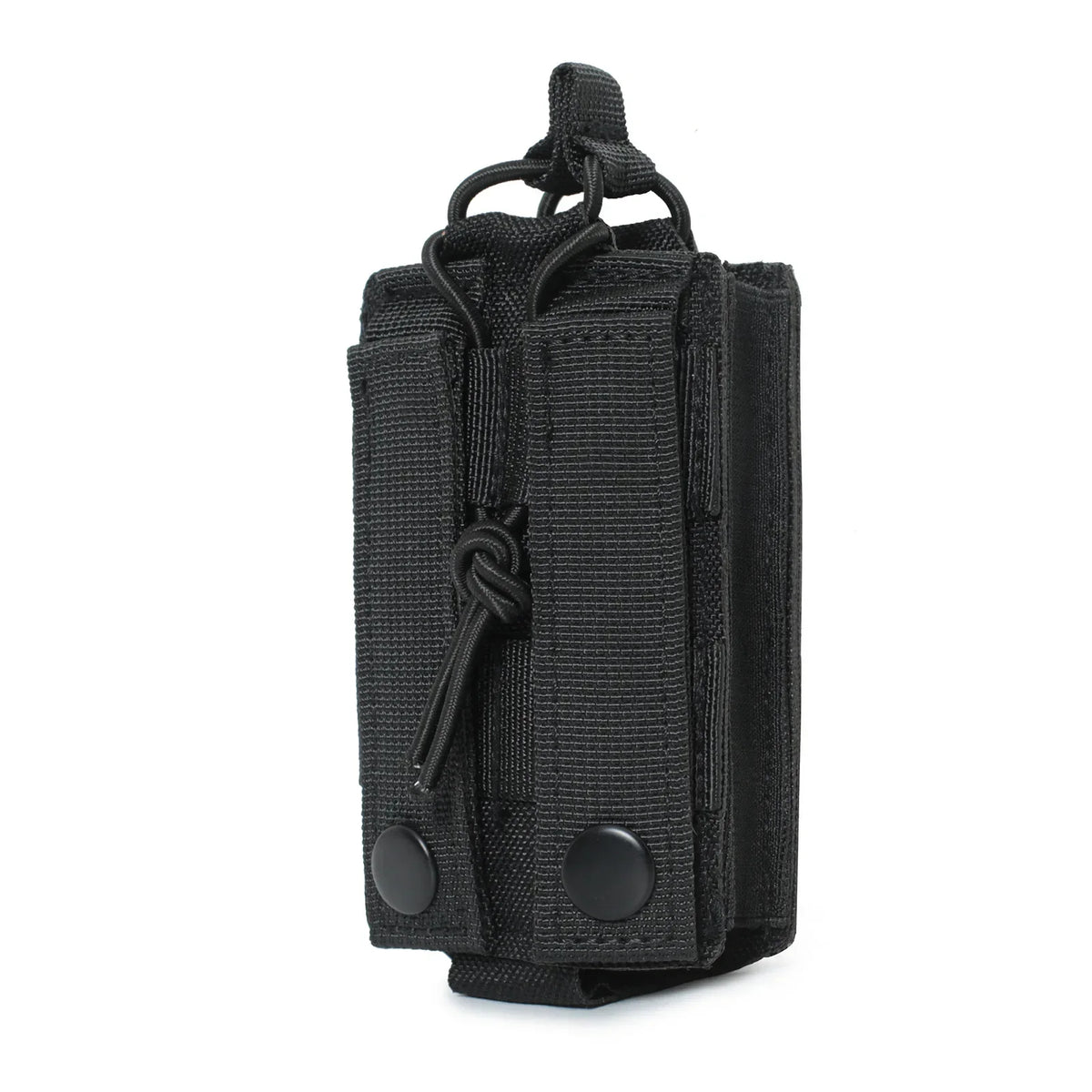 M4 M16 AR15 5.56mm Magazine Bag MOLLE Single Magazine Leather Case EDC Fanny Pack, Laser Cut Open
