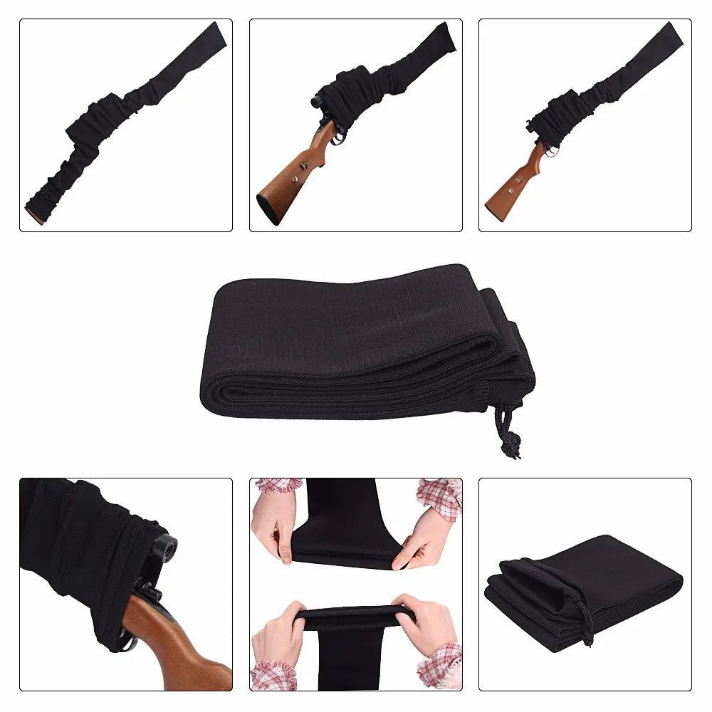 Tactical GUN SOCK 140cm Rifle Dust Holster 40cm Pistol Storage Pouch Moisture-proof Protector Cover for Hunting Rifle Airsoft