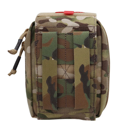 Emersongear Tactical MOLLE First Aid Kit Pouch Medical Carrier EMT IFAK Survival Bag W/ Zipper Multicam Molle Tool Pouch