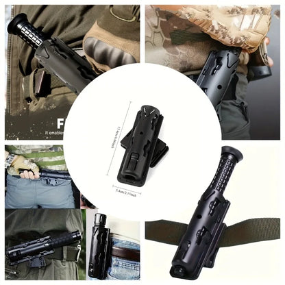 Plastic Tactical Baton Holster - Lightweight Durable Holder for Outdoor & Security Use