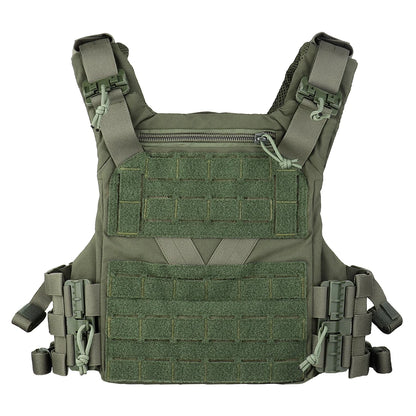 Tactical K19 Vest Full-Size Tactical Plate Carrier Hunting Shooting Protective Vest Adjustable Waist Size Molle System for Mag