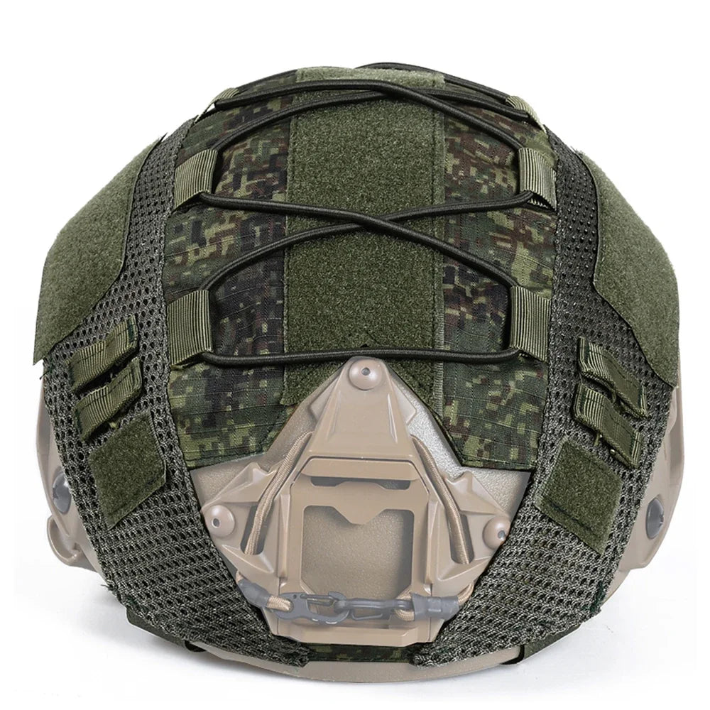 Camouflage Helmet Cover For Ops-Core PJ/BJ/MH Fast Helmet Cover Tactical Militar Hunting CS Wargame Outdoor Sport