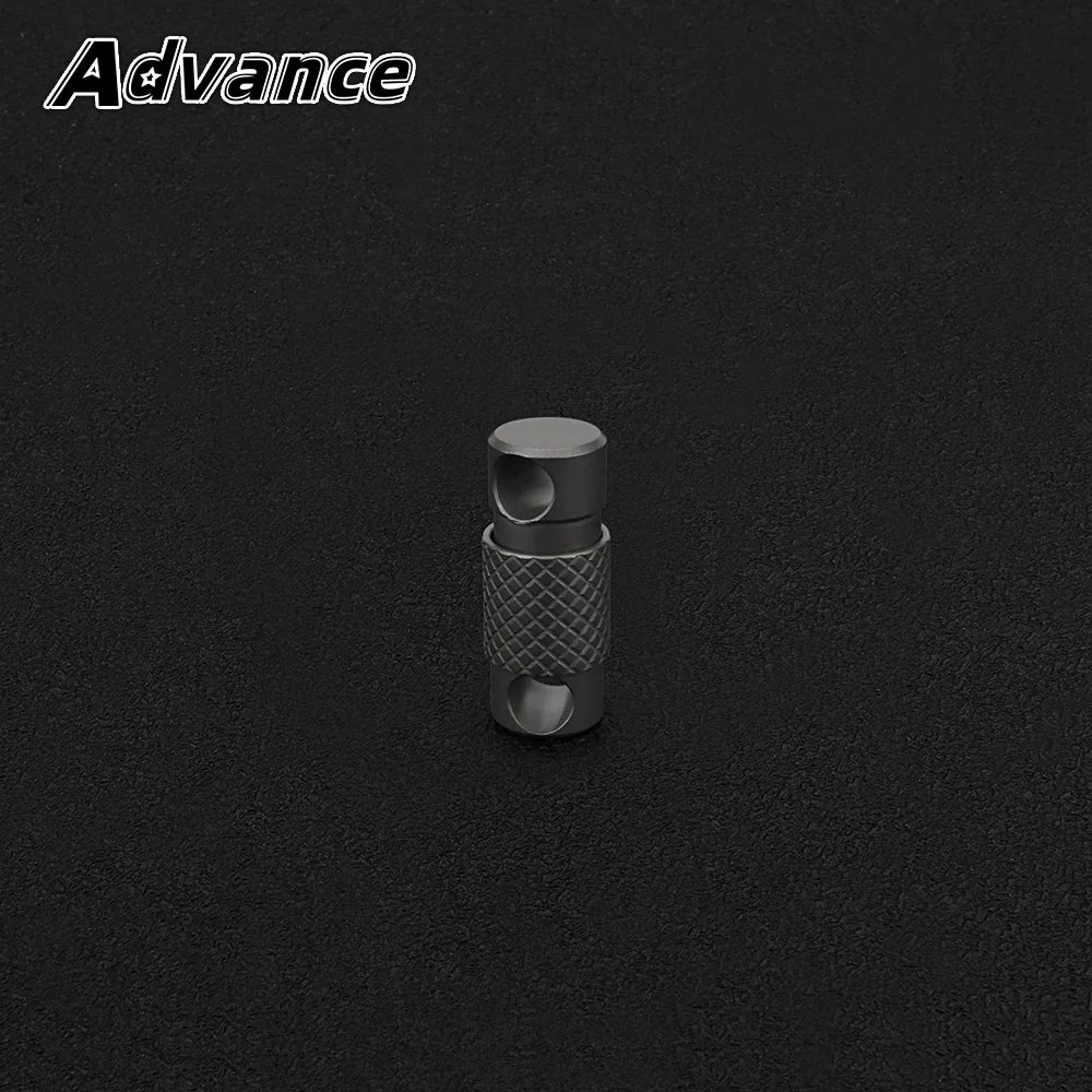 Titanium Alloy Mini Small Keychain 360 Degree Rotation Key Buckle Multi-function Outdoor Tool EDC