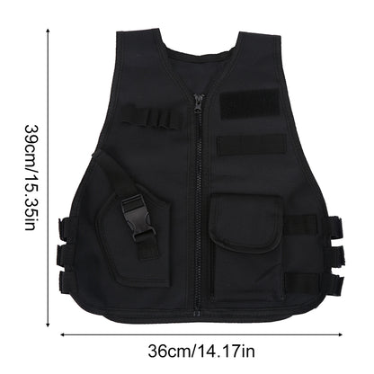 Boys Vest Kid Adjustable Vest Tactic Breathable Children Kids Protective Waistcoat for Outdoor Hunting  Games Tactical Equipment
