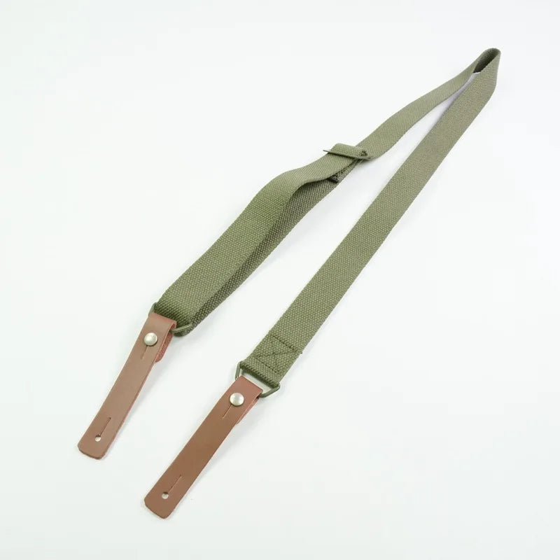 Original Gun Sling Airsoft Military Hunting Shooting Adjustable Leather Two Point Tactical AK Rifle Strap Outdoor Survival Belt