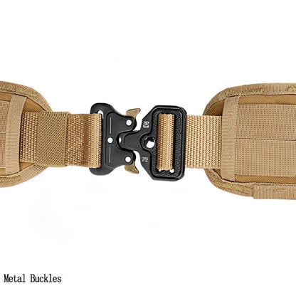 Outdoor Multifunctional Tactical Waistband Nylon Braided Belt Tactical Waistband Fishing Sling