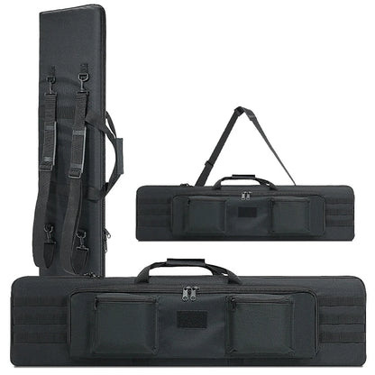 Tactical 100cm Gun Case Gun Bag Airsoft Rifle Shotgun Holster with Soft Padding 120cm Outdoor Hunting Gun Carrying Bag Pouch