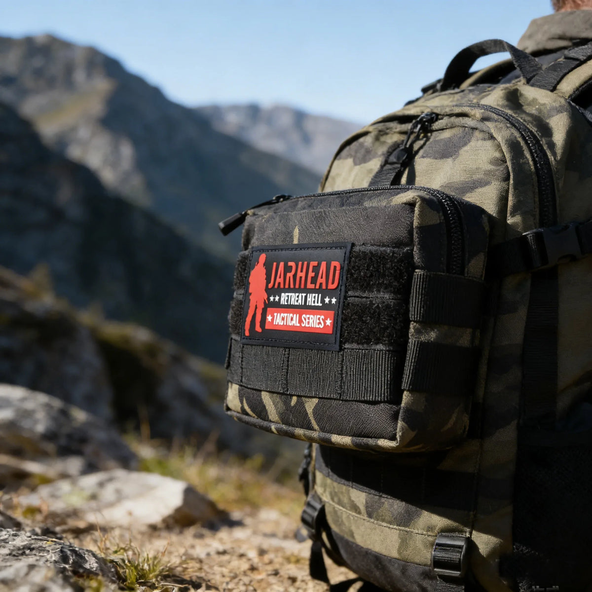 Tactical EDC Pouch Tool Storage Kit Molle Waist Bag Medical Outdoor First Aid Bag Hiking Hunting Accessories Bag With PVC Patche