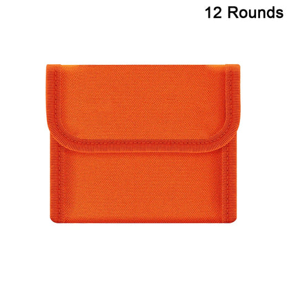12/14 Rounds Tactical Rifle Ammo Pouch Buttstock Shell Holder Cartridge Carrier Utility Bullet Bandolier Carrier for .223/.30Cal