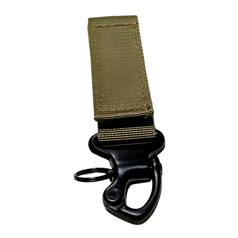 Tactical Nylon Key Hook Webbing Buckle Hanging System Molle Waist Belt Buckle Vest Hanging Metal Accessories Gear