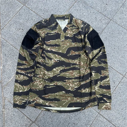 Long Shirt Velocity Style Rugby Shirt Quick Dry Breathable Tactical Long Sleeve T-shirt Hunting