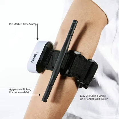 Tactical Survival Combat Tourniquet, 65/75/95cm Rotating Tourniquet, Medical Emergency Belt for Outdoor 2/4 pcs CAT
