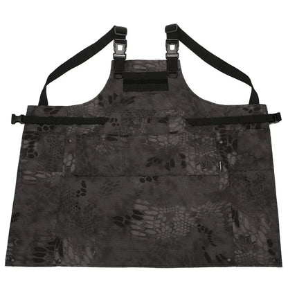 Unisex Tactical Vest Apron Pinafore Camouflage Technician Mechanic Sleeveless Apron Combat Gear Multi-pocket Apron