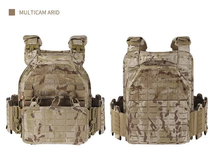 YAKEDA 6094 Plate Carrier Tactical Vest MOLLE Tactical Vest Outdoor Training Jacket 1000D Waterproof Wear Resistant