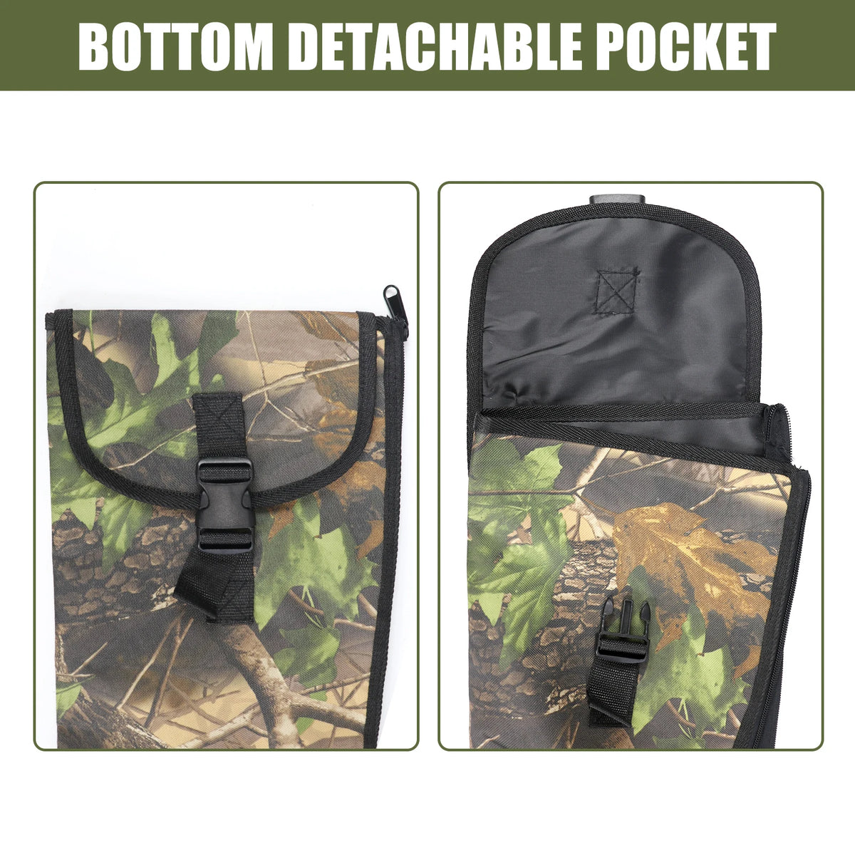 Camouflage Soft Long Tool Bag, Outdoor Hunting Thickened Shockproof Gun Bag, Portable Shoulder and Hand-Held Tool Storage Bag, Portable Protective Large-Capacity Equipment Bag