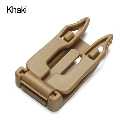 5pcs Multipurpose Camping Bag Buckle Backpack MOLLE Webbing Clip Strap Outdoor Carabiner Buckle Camping Equipment EDC Tools