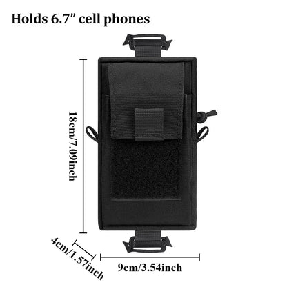 Molle Tactical Waist Bag Outdoor Emergency Edc Pouch Phone Pack Outdoor Backpack Shoulder Strap Accessory Bag Molle Bag