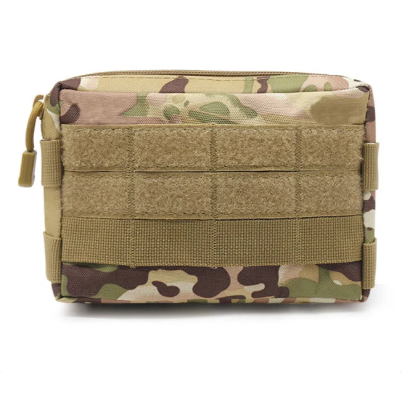 Outdoor EDC Hunting Tatical Molle Pouch Waist Pack Coin Cell Phone Bag Nylon Portable Men Toiletry Bag Clutch Outdoor