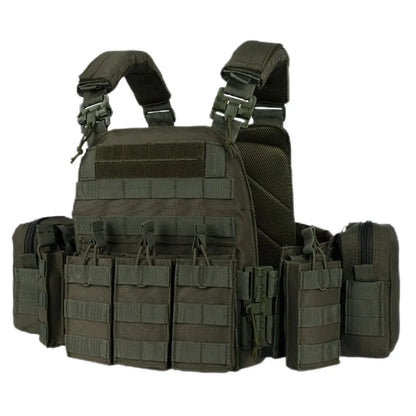 Quick Release Tactical Vest Multi-Purpose Training Vest with Pouches for Outdoor Airsoft 4 Colors Hunting vest