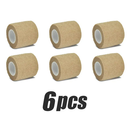 1-15pcs 2.5/5/7.5/10cm*4.8m Gauze Bandage Self-adhesive Breathable Elastic Bandages Sports Fixing Finger Wrist Leg Baby Care